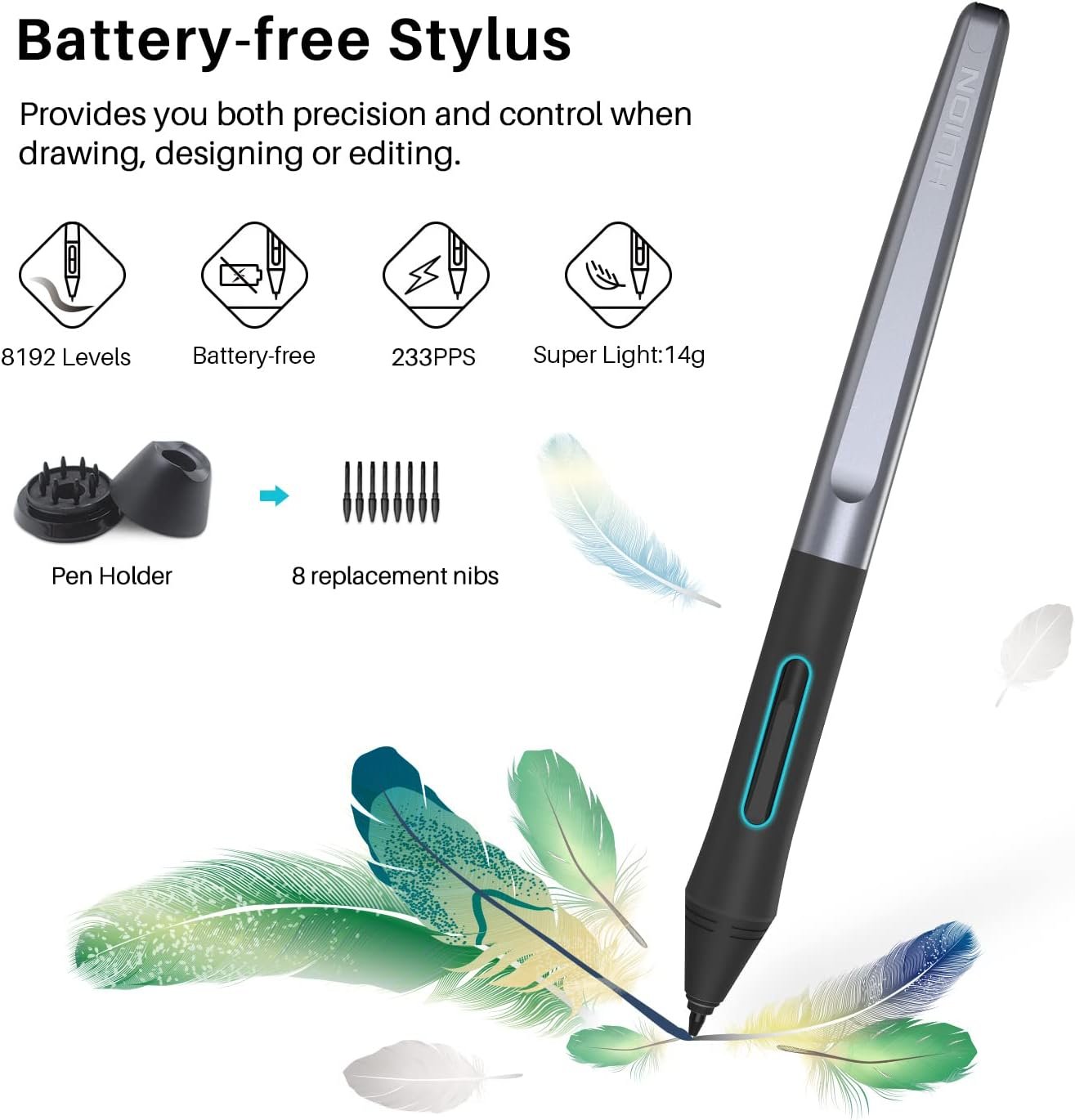 HUION Inspiroy H1060P Graphics Drawing Tablet (10 x 6.25 in) 3 HUION Inspiroy H1060P Graphics Drawing Tablet (10 x 6.25 in) 3