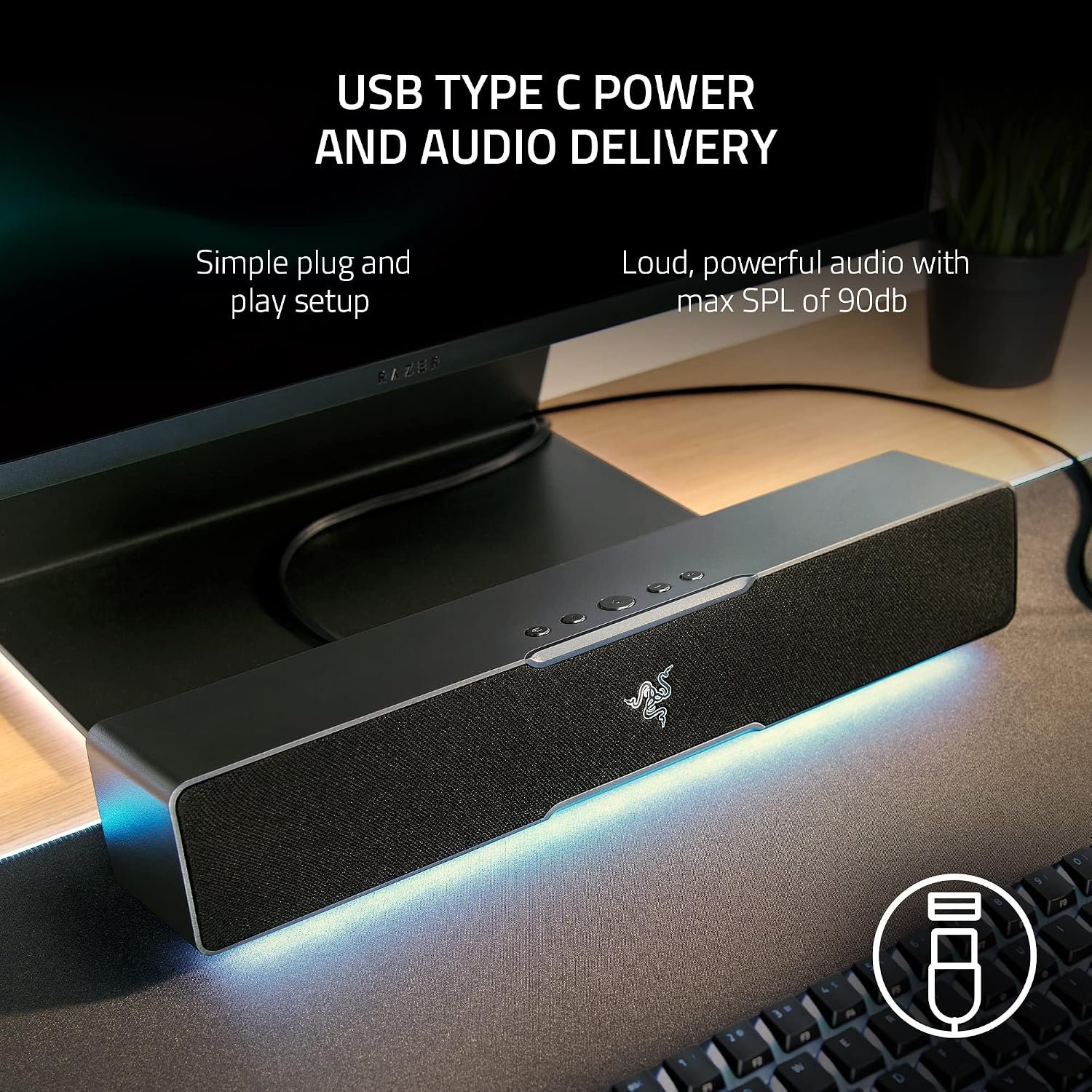 Razer Leviathan V2 X PC Soundbar with RGB 4 Razer Leviathan V2 X PC Soundbar with RGB 4