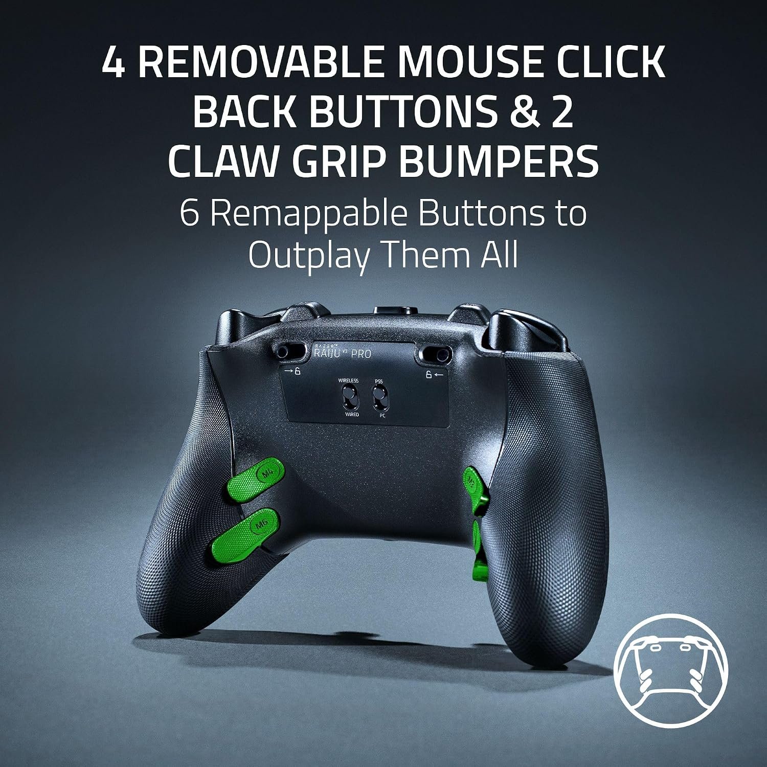 Razer Raiju V3 Pro Wireless Esports Controller for PS5 & PC 5 Razer Raiju V3 Pro Wireless Esports Controller for PS5 & PC 5