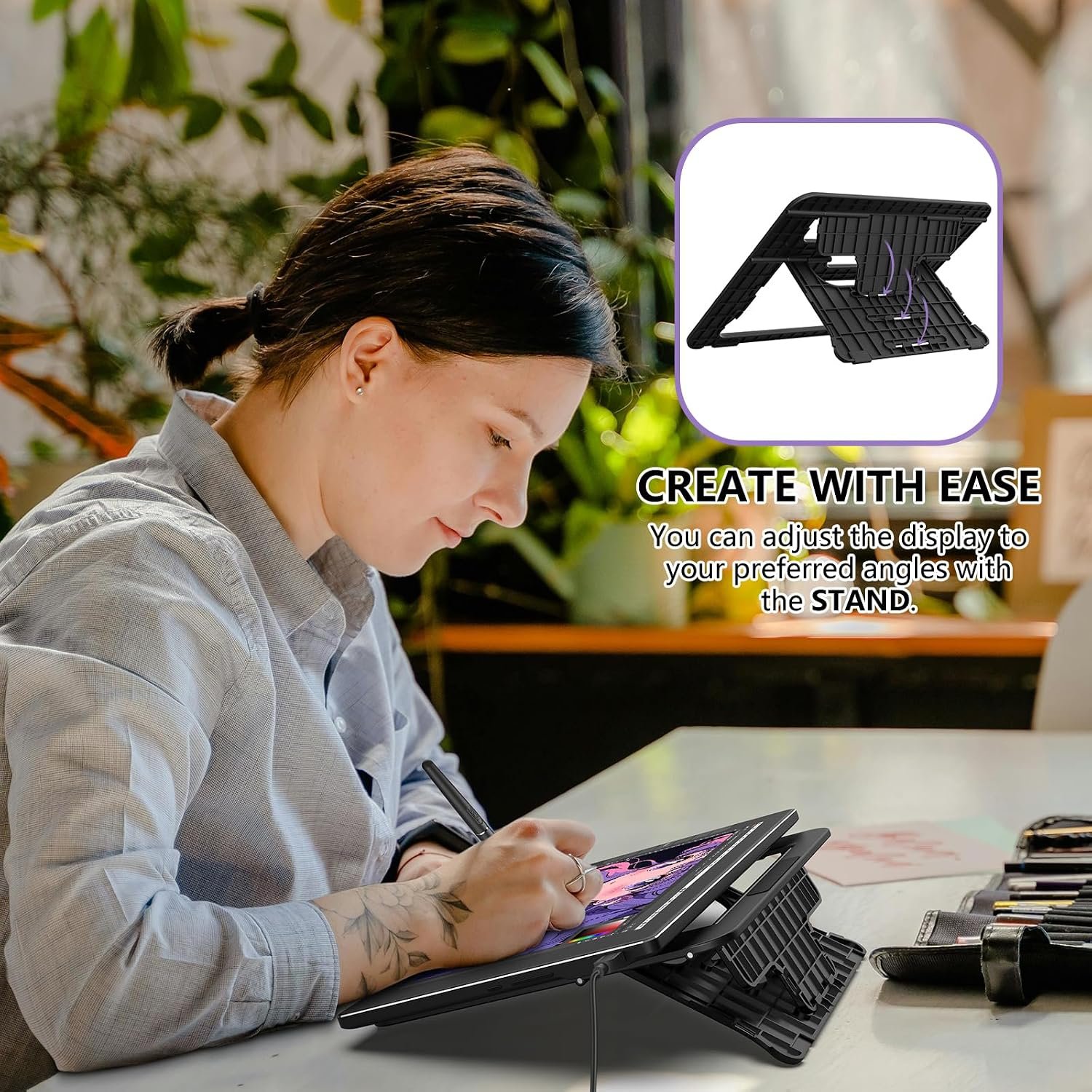 VEIKK VK1200 V3 11.6" Drawing Tablet with Screen 2 VEIKK VK1200 V3 11.6" Drawing Tablet with Screen 2