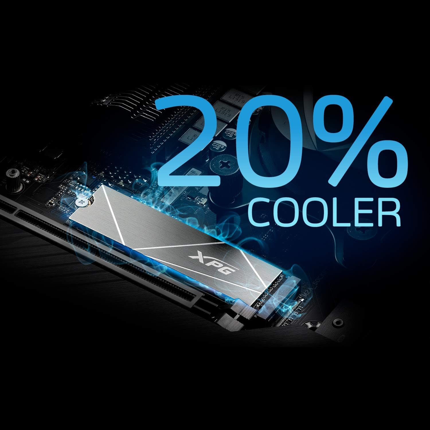 ADATA XPG GAMMIX S50 Lite 2TB M.2 2280 PCIe Gen4 x4 NVMe SSD (AGAMMIXS50L-2T-C) 4 XPG GAMMIX S50 Lite 2TB NVMe Gen4 SSD - صورة 4