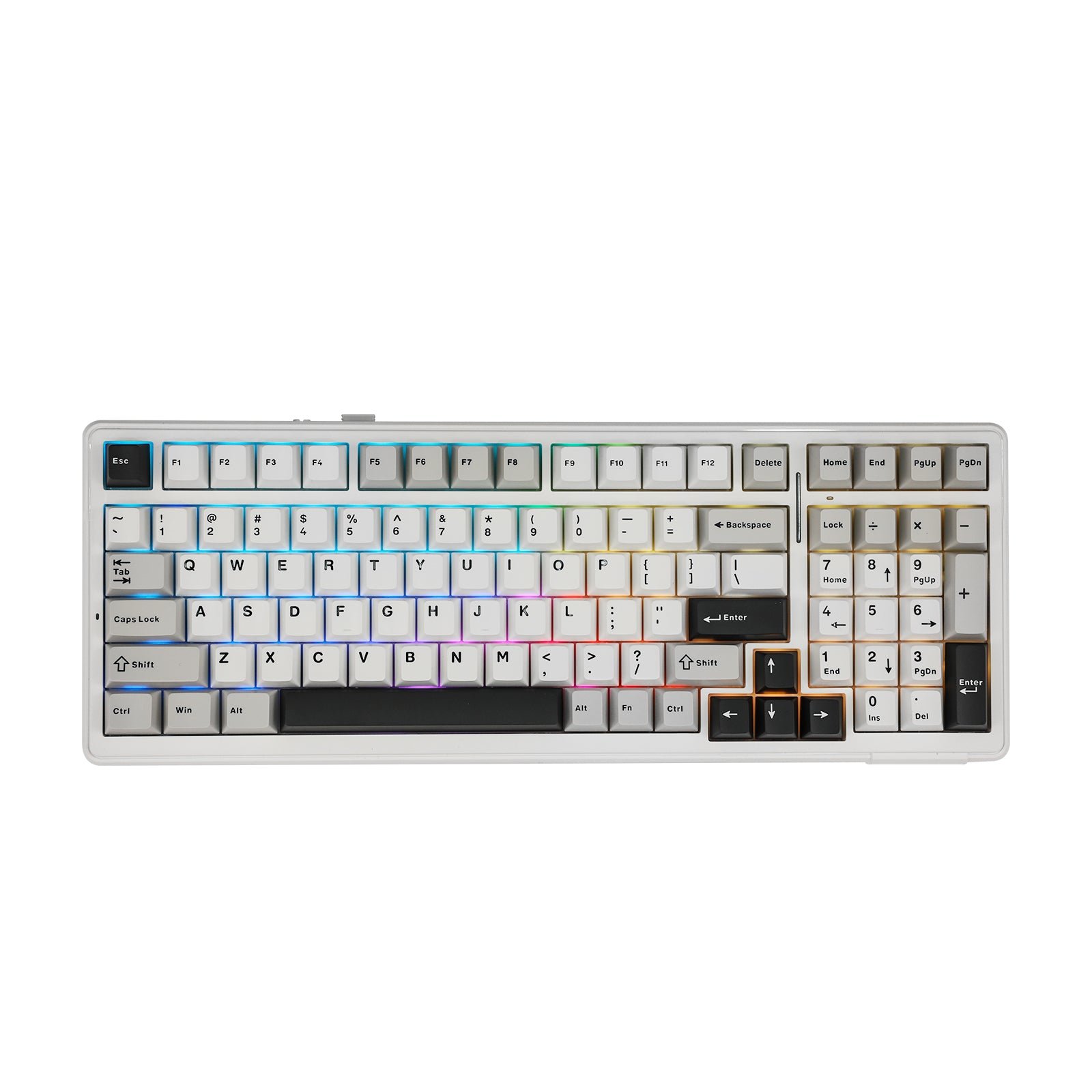 AULA F99 Wireless Mechanical Keyboard 96% Tri-Mode Hot-Swappable Gasket RGB 4 كيبورد AULA F99 لاسلكي ميكانيكي - صورة 4