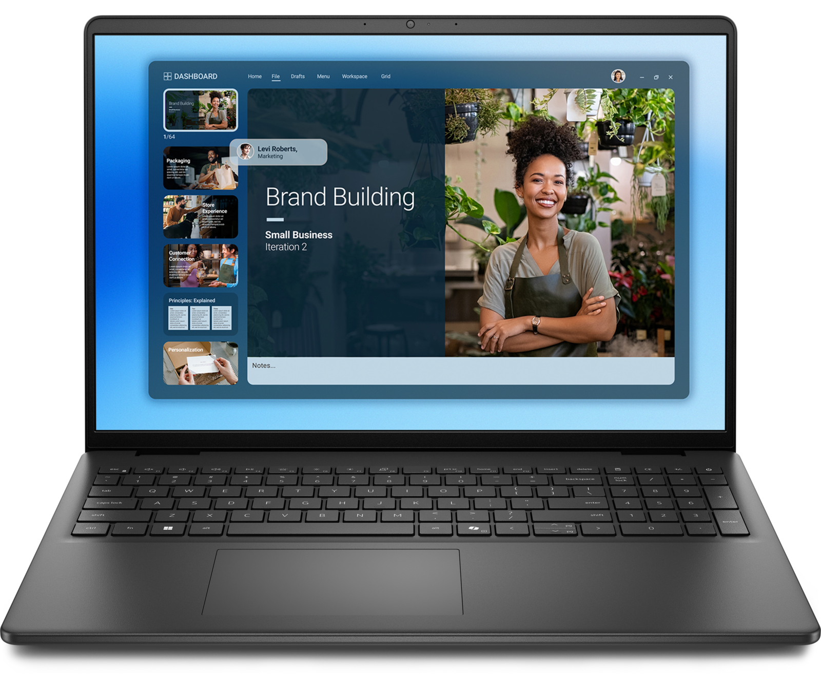 لابتوب ديل Dell 16 Core 7 150U شاشة لمس