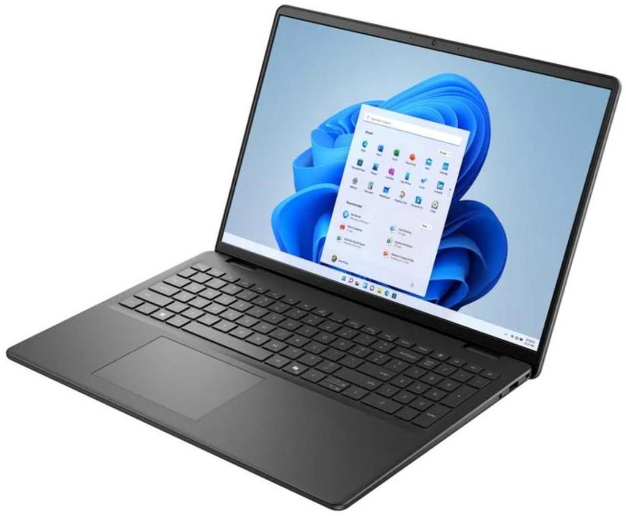 Dell 16 Laptop DC16255 Ryzen 7 250 16GB 512GB 16" FHD+ Touch Carbon Black 2 لابتوب Dell 16 Ryzen 7 250 شاشة لمس - صورة 2