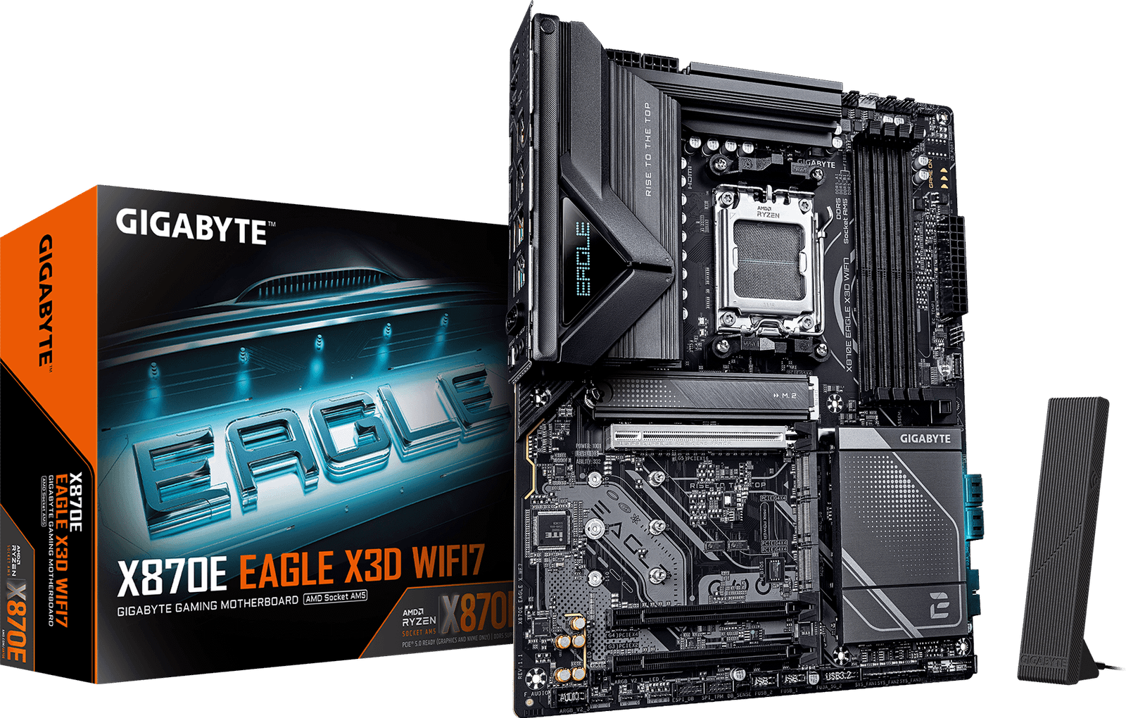 GIGABYTE X870E EAGLE X3D WIFI7 لوحة أم AM5