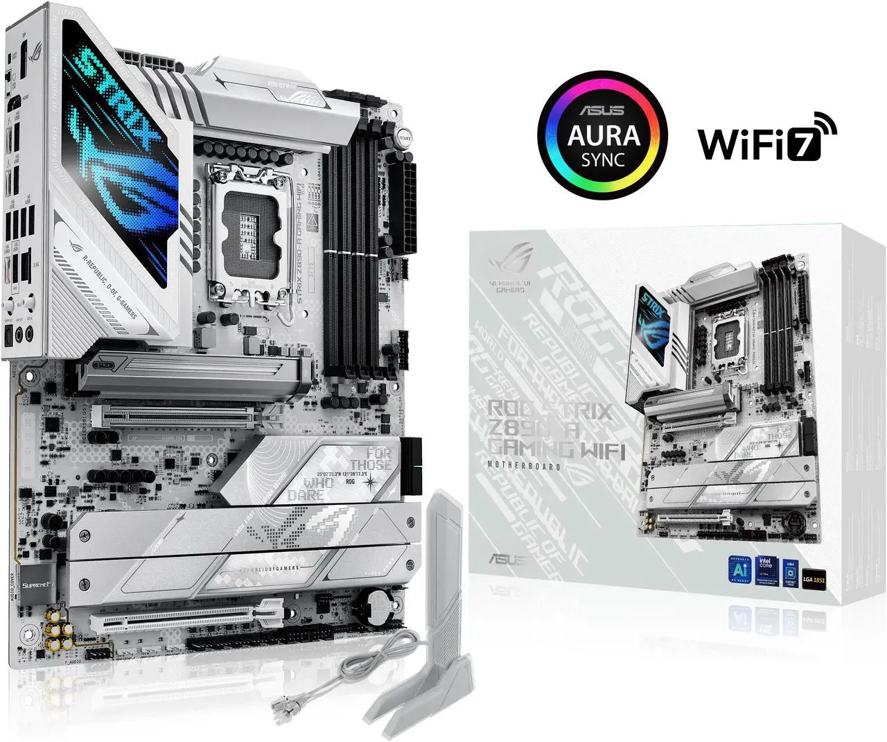 Intel Core Ultra 7 270K Plus + ASUS ROG STRIX Z890-A GAMING WIFI Combo 3 Core Ultra 7 270K Plus + ROG STRIX Z890-A - صورة 3