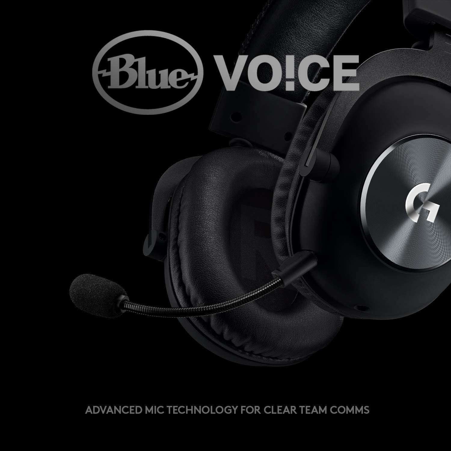 Logitech G PRO X Wired Gaming Headset with Blue VO!CE - Black 2 سماعة Logitech G PRO X للألعاب - صورة 2
