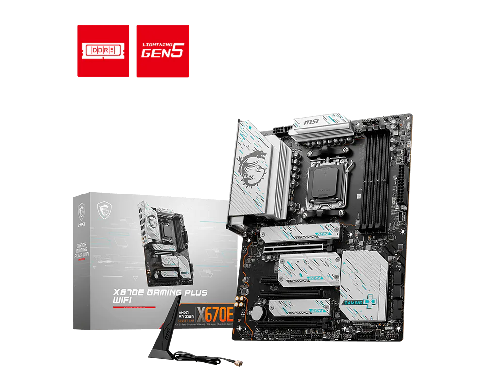 MSI X670E Gaming Plus WiFi لوحة أم AM5