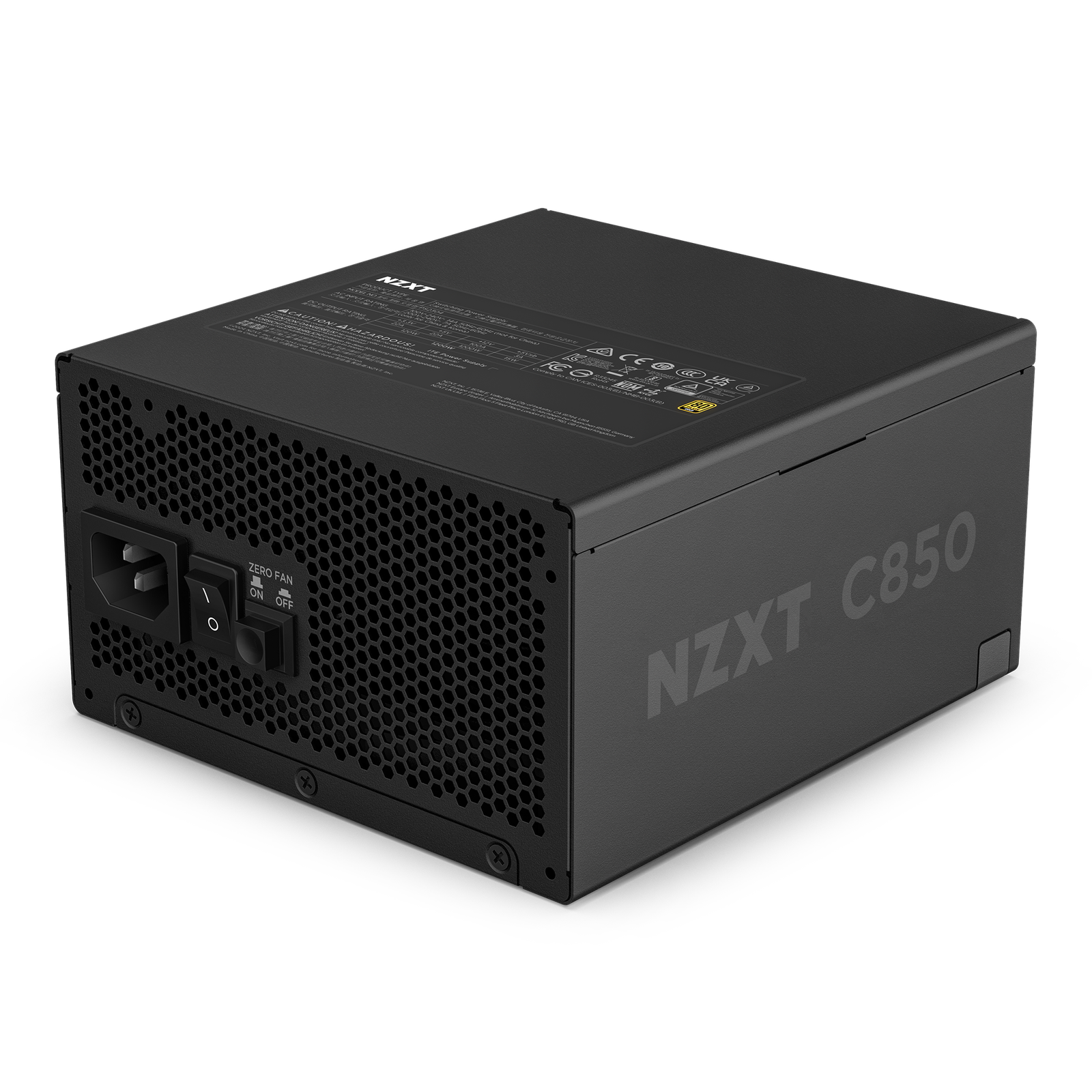 NZXT C850 Gold 850W 80+ Gold ATX 3.1 Fully Modular Power Supply 2 باور NZXT C850 Gold 850W ATX 3.1 - صورة 2