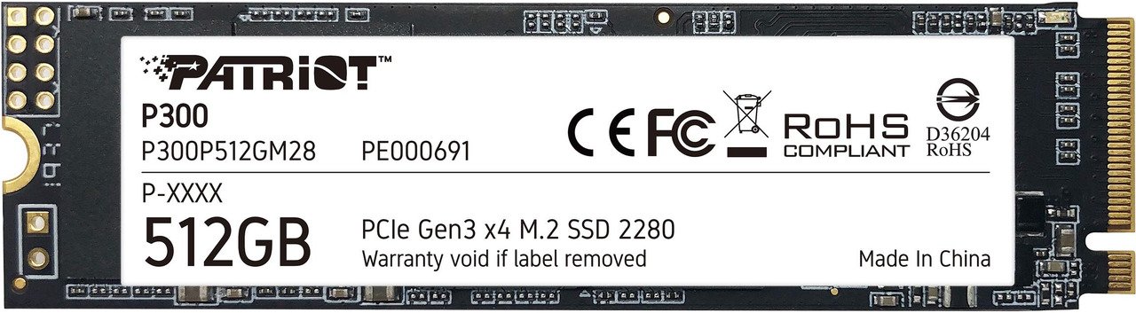 Patriot P300 512GB NVMe SSD