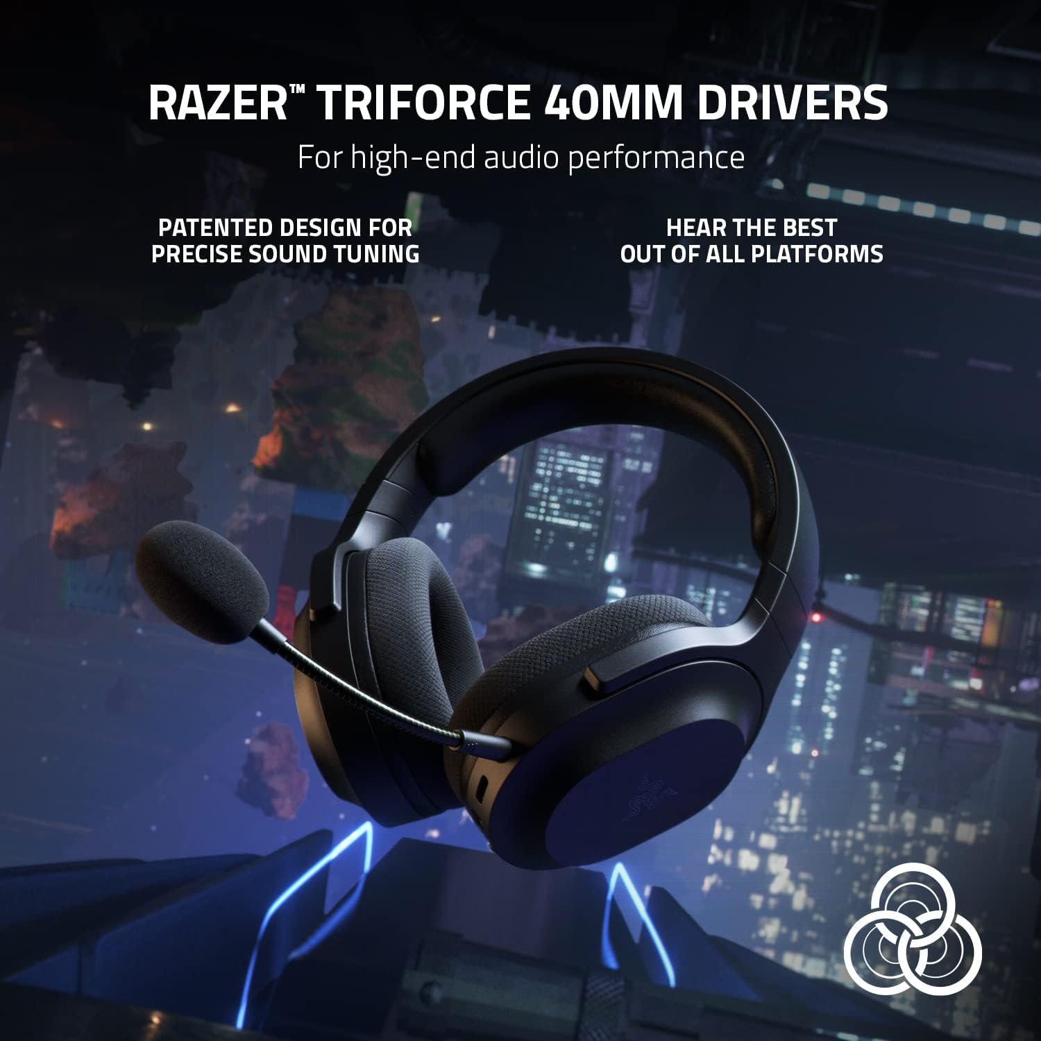 Razer Barracuda X Wireless Gaming & Mobile Headset (2.4GHz + Bluetooth) - Black 4 سماعة Razer Barracuda X لاسلكية - صورة 4