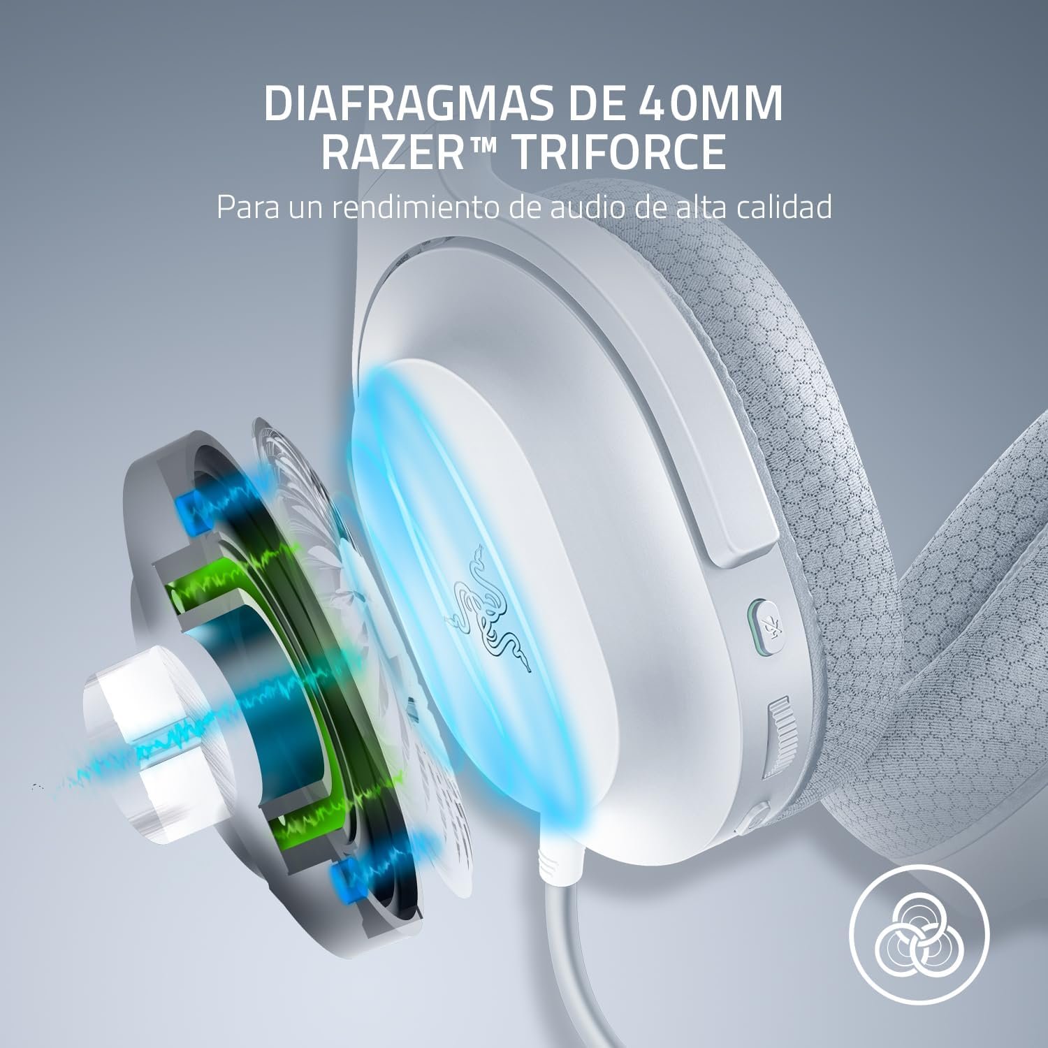 Razer Barracuda X Wireless Gaming & Mobile Headset - Mercury White 4 سماعة Razer Barracuda X لاسلكية Mercury - صورة 4