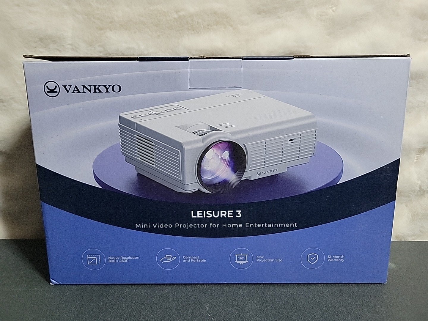 VANKYO Leisure 3 Mini LED Projector (1080P Supported, up to 200")