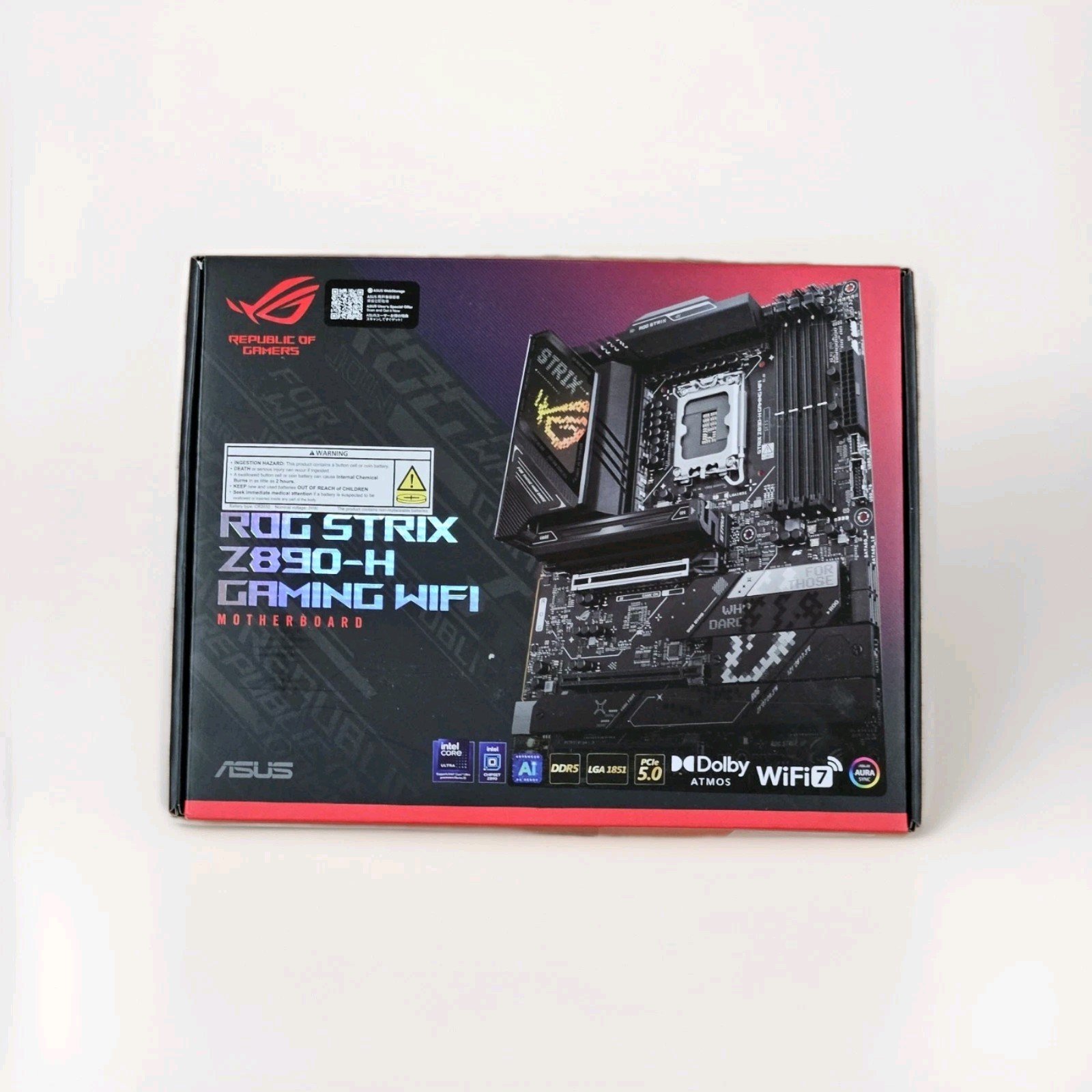 ASUS ROG STRIX Z890-H GAMING WIFI + Intel Core Ultra 7 270K Plus + CORSAIR Vengeance DDR5 32GB Bundle