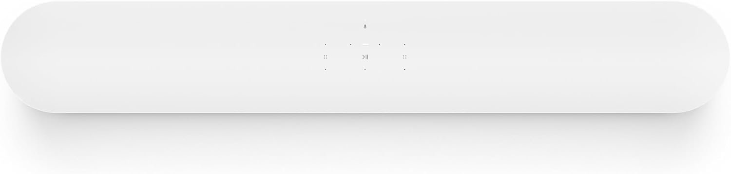 Sonos Beam (Gen 2) Smart Soundbar with Dolby Atmos - White 3 Sonos Beam Gen 2 أبيض ساوندبار Dolby Atmos - صورة 3