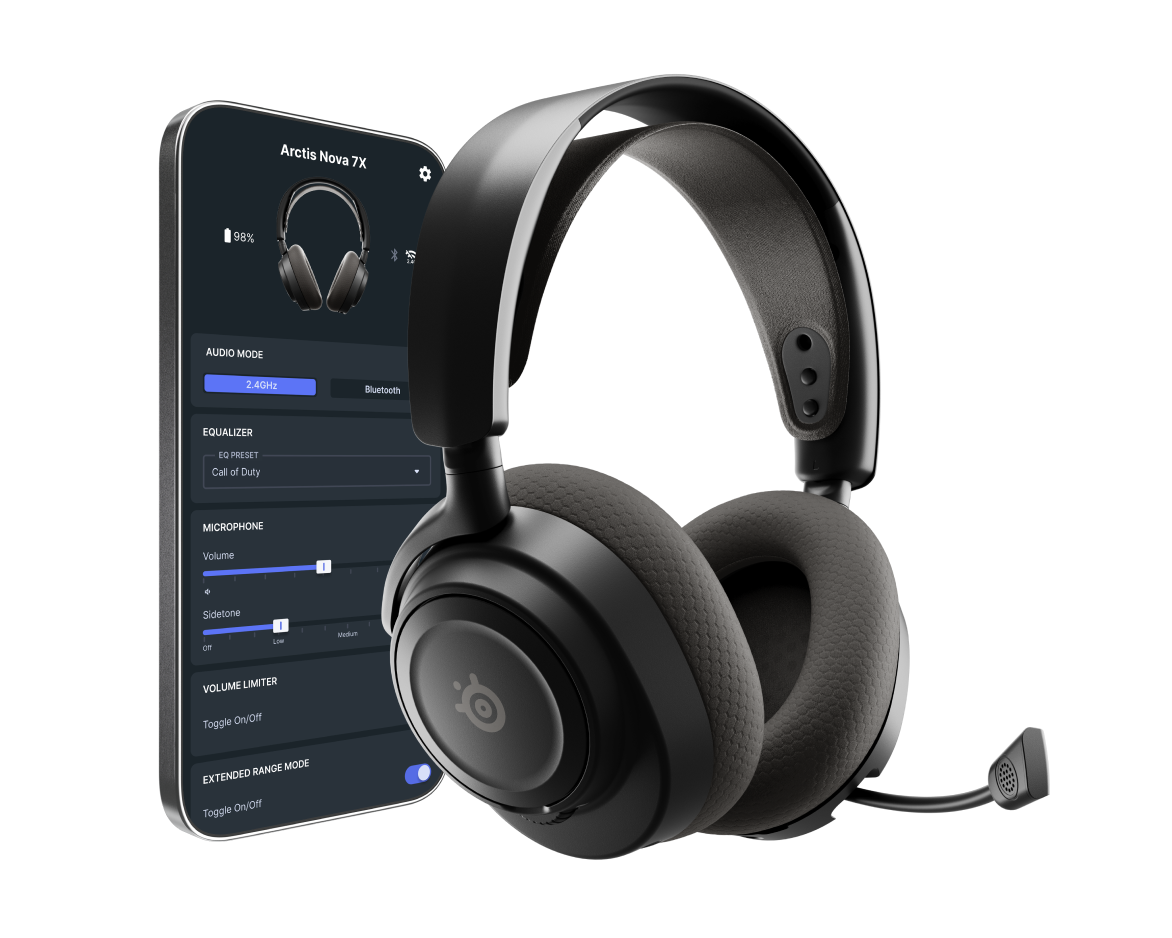 SteelSeries Arctis Nova 7X Wireless Gen 2 Gaming Headset for Xbox & PC 2 سماعة SteelSeries Arctis Nova 7X Gen 2 - صورة 2